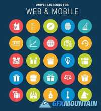 Flat Icons for Web and Mobile