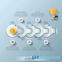 Infographic and diagram business design17