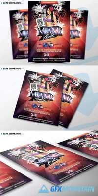 Miami Nights Flyer Template 523639