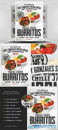 Chilli Jacks Burrito Flyer