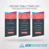 Banner for Pricing Table for Websites and Applications