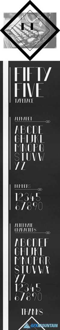 Fifty Five Typeface
