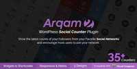CodeCanyon - Arqam v2.0.4 - Retina Responsive WordPress Social Counter Plugin - 5085289