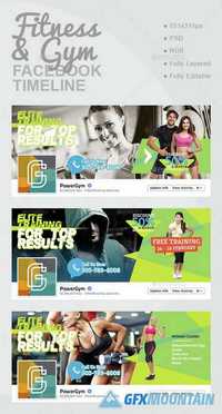 Fitness & Gym Facebook Timeline Cover 14943415