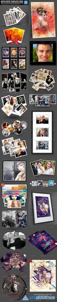 Insta Photo Templates Pack (23in1) 6063139