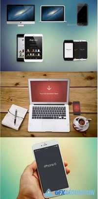 Responsive Apple Devices Mockup Pack 14781201