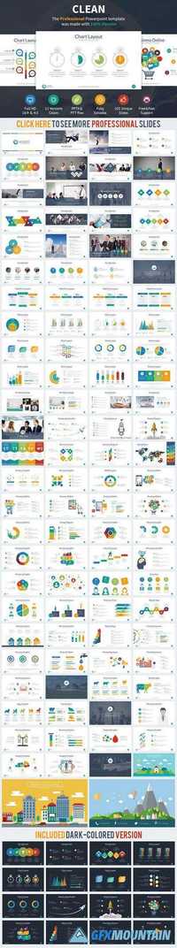 Clean - Powerpoint Template 547190