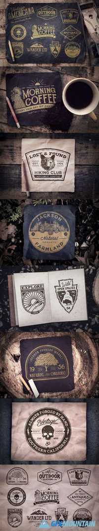 Vintage Americana Badges and Logos 2 552363