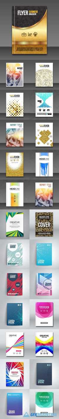 Cover book brochure layout