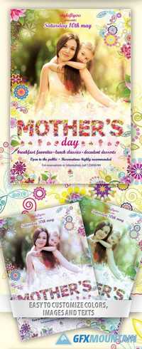 Mothers’ Day Flyer PSD Template