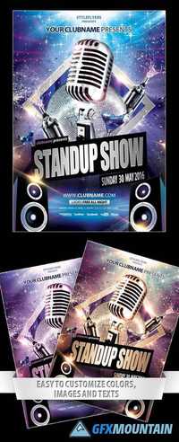Stand up show Flyer PSD Template