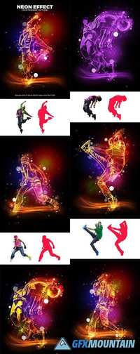 GraphicRiver - Neon Effect Action 15121420