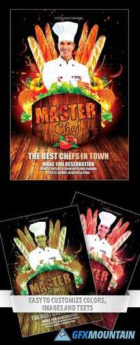 master chef flyer template  u00bb free download graphics  fonts  vectors  print templates