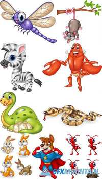 Cartoon Animals Collection 1