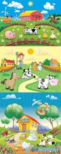 Cartoon Farm Animal