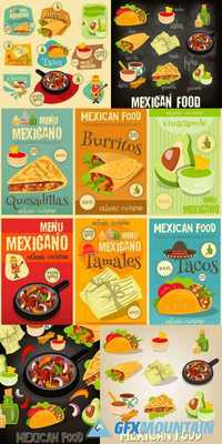 Mexican Food Menu Card