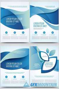 Modern Blue Corporate Brochure Design