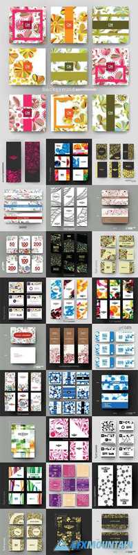 Flyer brochure business card and banner template
