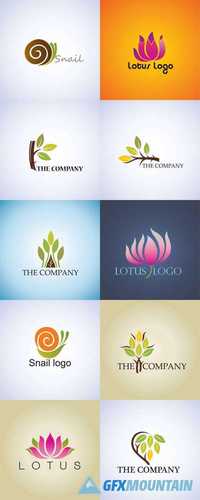 Tree & Flower Logo