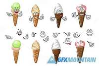 Ice cream cones 579441