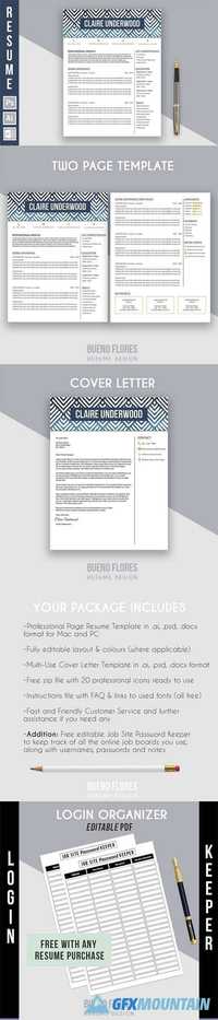 Resume Template Claire Underwood 582476