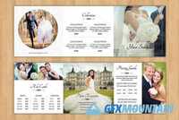 Square Trifold Wedding Brochure-V446 591223