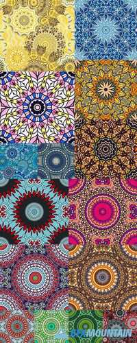 Seamless Mandala Pattern - Vintage Decorative Elements