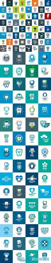Logos dentist and brain