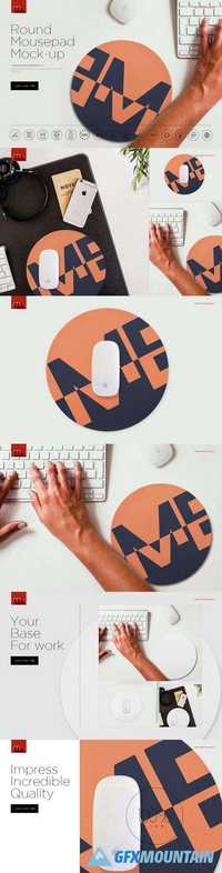 Round Mouse Pad Mock-up 590772