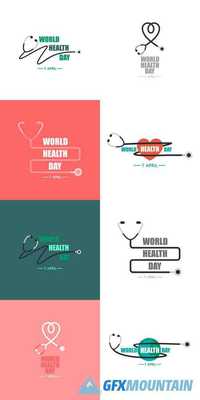 World Health Day Logo Design Template