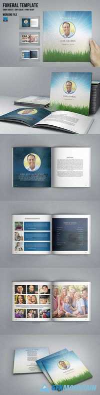 Funeral Program Template-8 Page-V435 579597