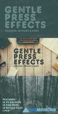 Gentle Press Effects – Brushes, Bitmaps and More