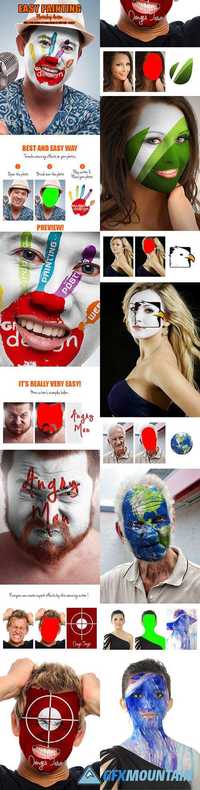 GraphicRiver - Easy Painting Photoshop Action