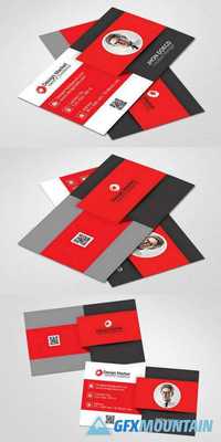 Vectored Business Card Template 626083