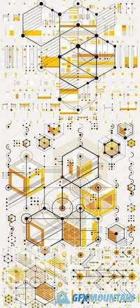 Future Technology Vector Drawing, Industrial Wallpaper