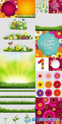 Grass and Flowers Design