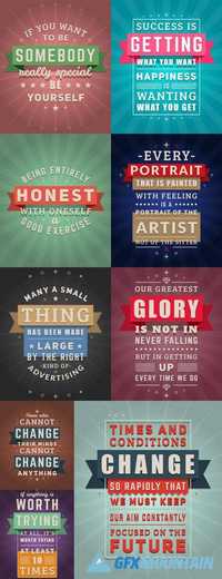 Inspirational and Motivational Quotes Typographic Poster