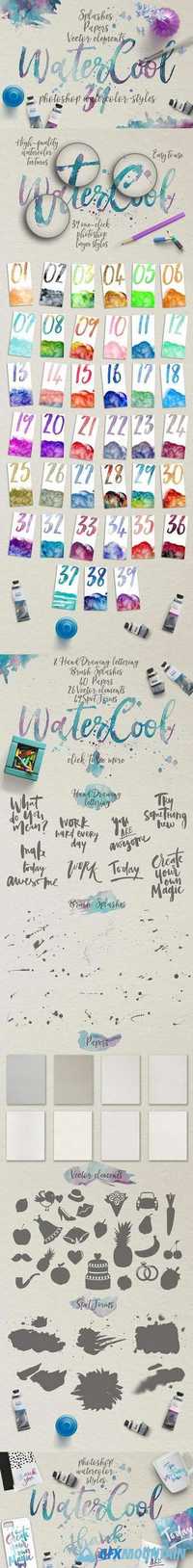WaterCool Kit. Watercolor Styles 635160