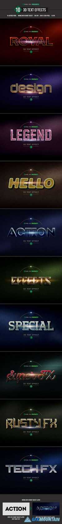 GraphicRiver - 3D Text Effects 15644997