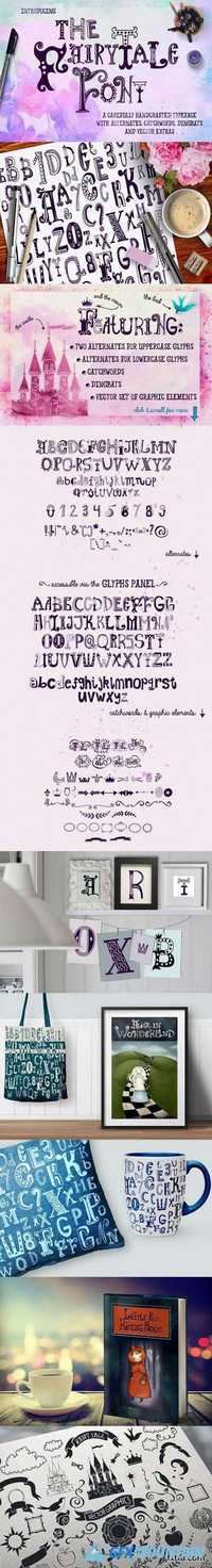 Fairy Tale Font with Extras
