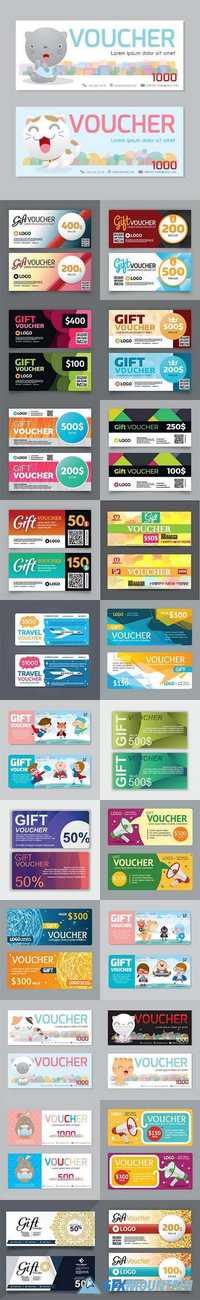 Voucher and gift cards luxury vouchers