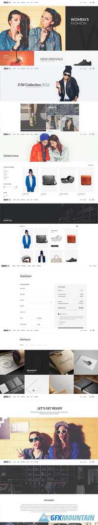 Rewind-eCommerce Fashion Bootstrap - CM 640698