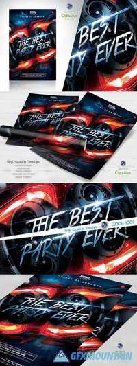 The Best Party Ever Flyer Template 650535