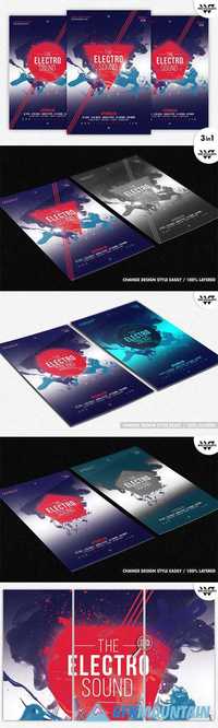 ELECTRO SOUND Flyer Template 606350