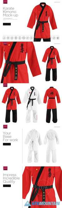 Karate Kimono Mock-up 663540