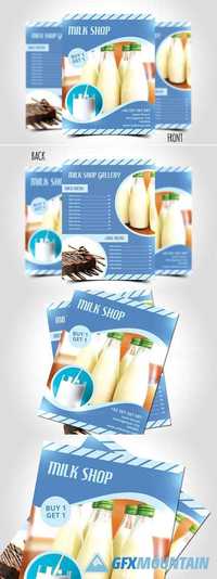 Milk Shop Flyer Template 660235