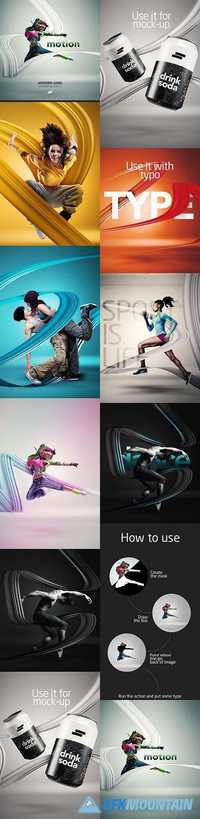 GraphicRiver - Modern Lines 1 Photoshop action 15912365