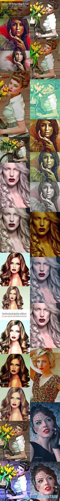 GraphicRiver - Glamour Oil Retouching Photoshop Action 15884950