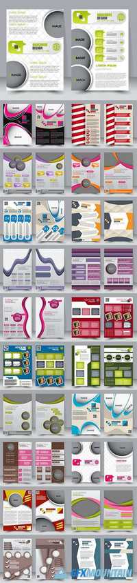 Business cover flyers brochure design