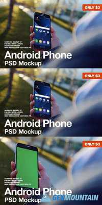 Android Phone PSD Mockup 665335